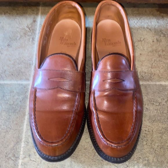 Allen Edmonds Cole Penny Loafers Brown Dress Shoes sz 10.5B main image 7